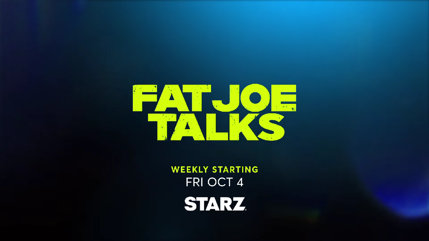 The new talk show Fat Joe Talks premieres on STARZ on Friday, Oct. 4.