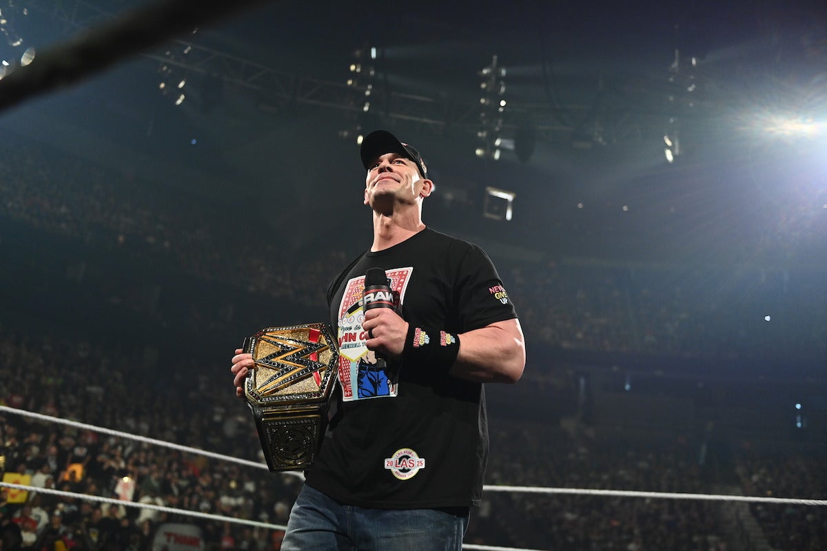 John Cena will perform live on WWE Raw for the final time on Monday, Nov. 17.