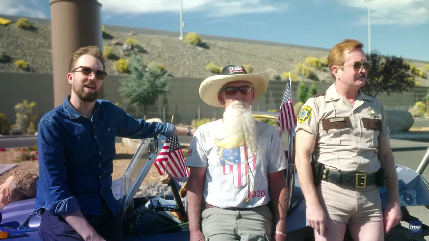 Jordan Klepper's new comedy special heads to Trump rallies with special friends.