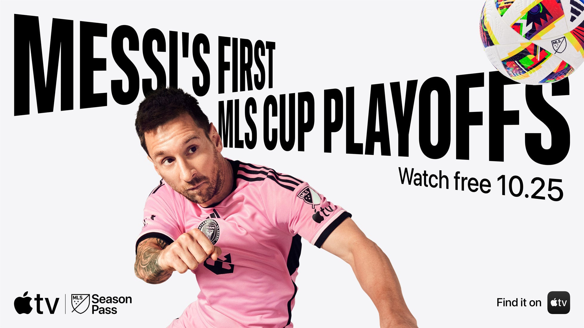 The only way to stream the MLS playoff game for free is on Apple TV+ through their MLS Season Pass.