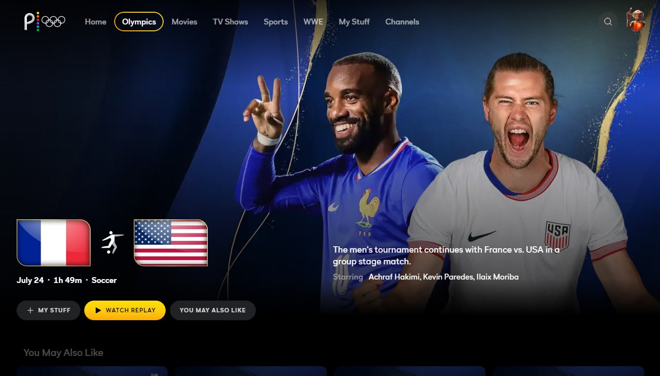 Team USA soccer will be available to stream on Peacock and shown on linear TV channels as well.