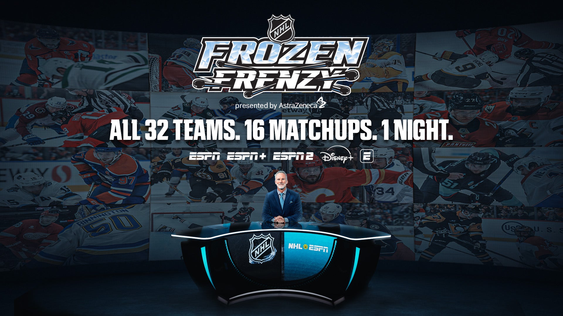 The Frozen Frenzy will see every team in the NHL play on Tuesday night.