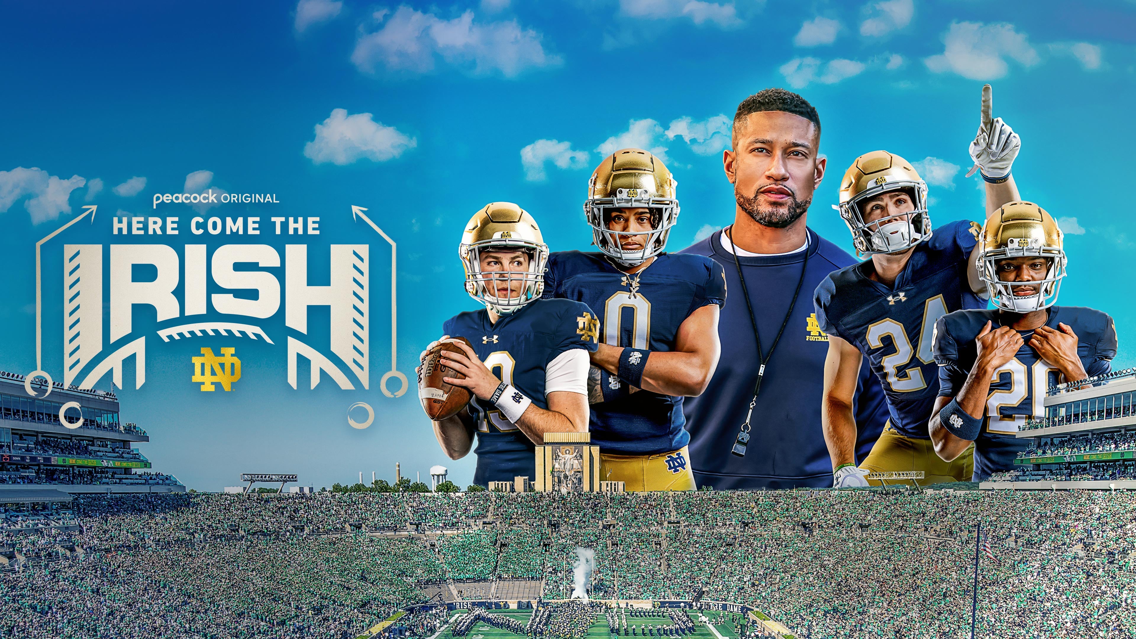Here Come the Irish will take fans inside the Notre Dame football team as it navigates the pressures and triumphs of a season.