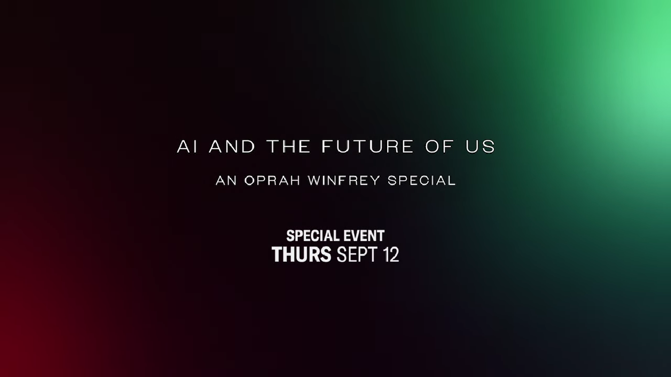 The Oprah Winfrey special will lay out all of the issues surrounding artificial intelligence in a way that's highly accessible for viewers.