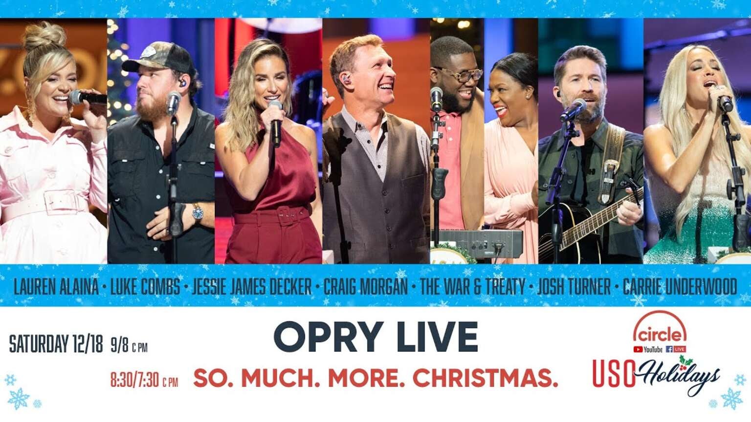 How to Watch 'Opry Live USO Holiday Special' Live for Free on Apple TV