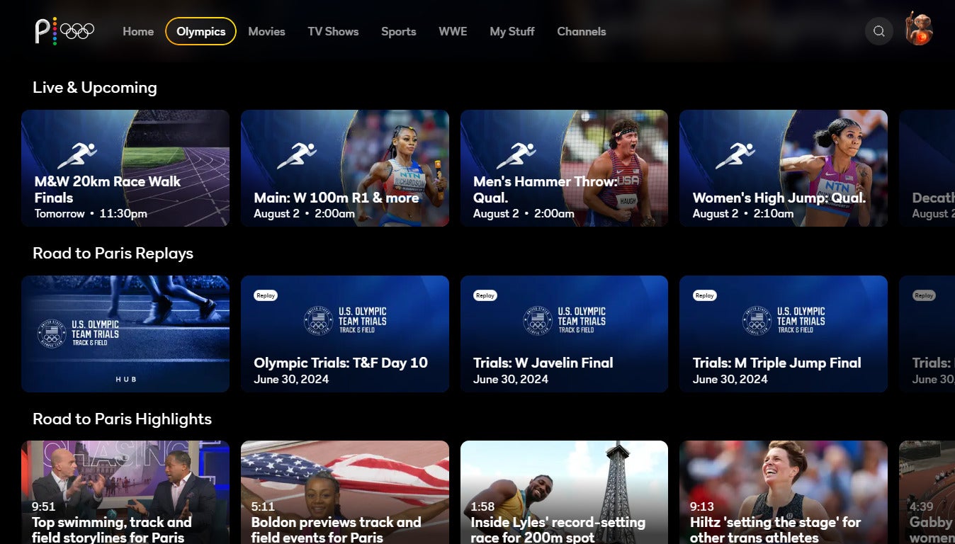 Team USA track and field events on the men's side begin Thursday, Aug. 1 and continue through Aug. 10.