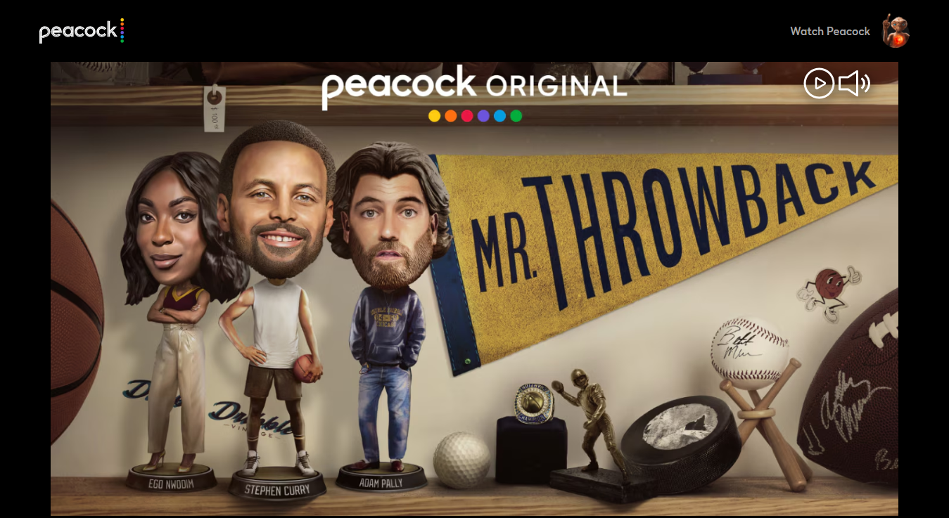 Mr Throwback is the newest comedy series original from Peacock