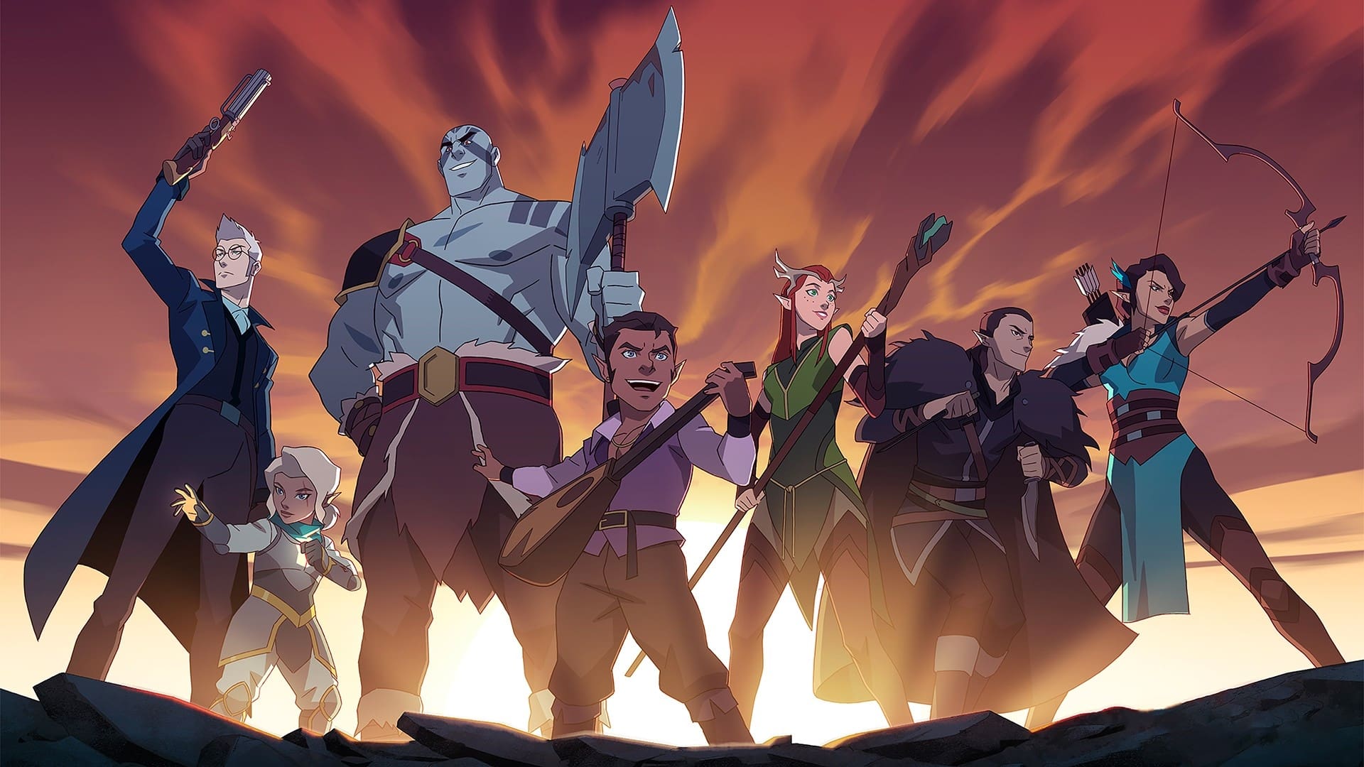 The Legend of Vox Machina is an animated adventure for adults that tells the story of a real-life D&D party's adventures.