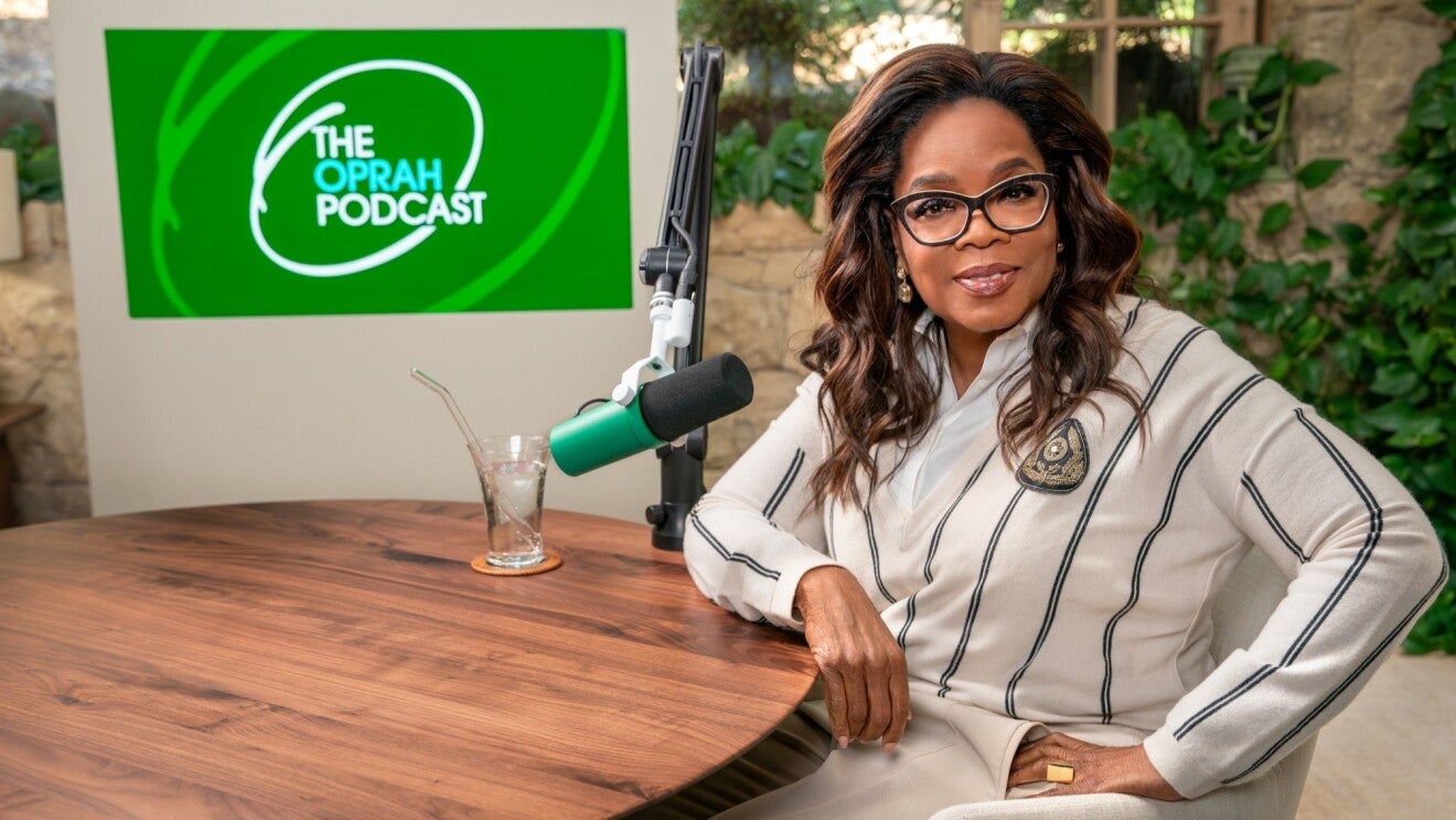 The Oprah Podcast debuts on Prime Video on Tuesday, July 21.