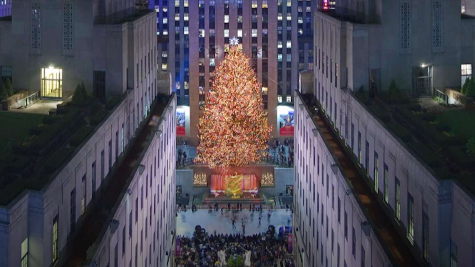 Youtube rockefeller center christmas tree lighting 2021