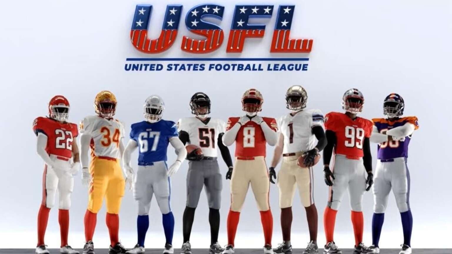 Usfl Teams Reveal Uniforms 2022 Season 1536x864 Crop 