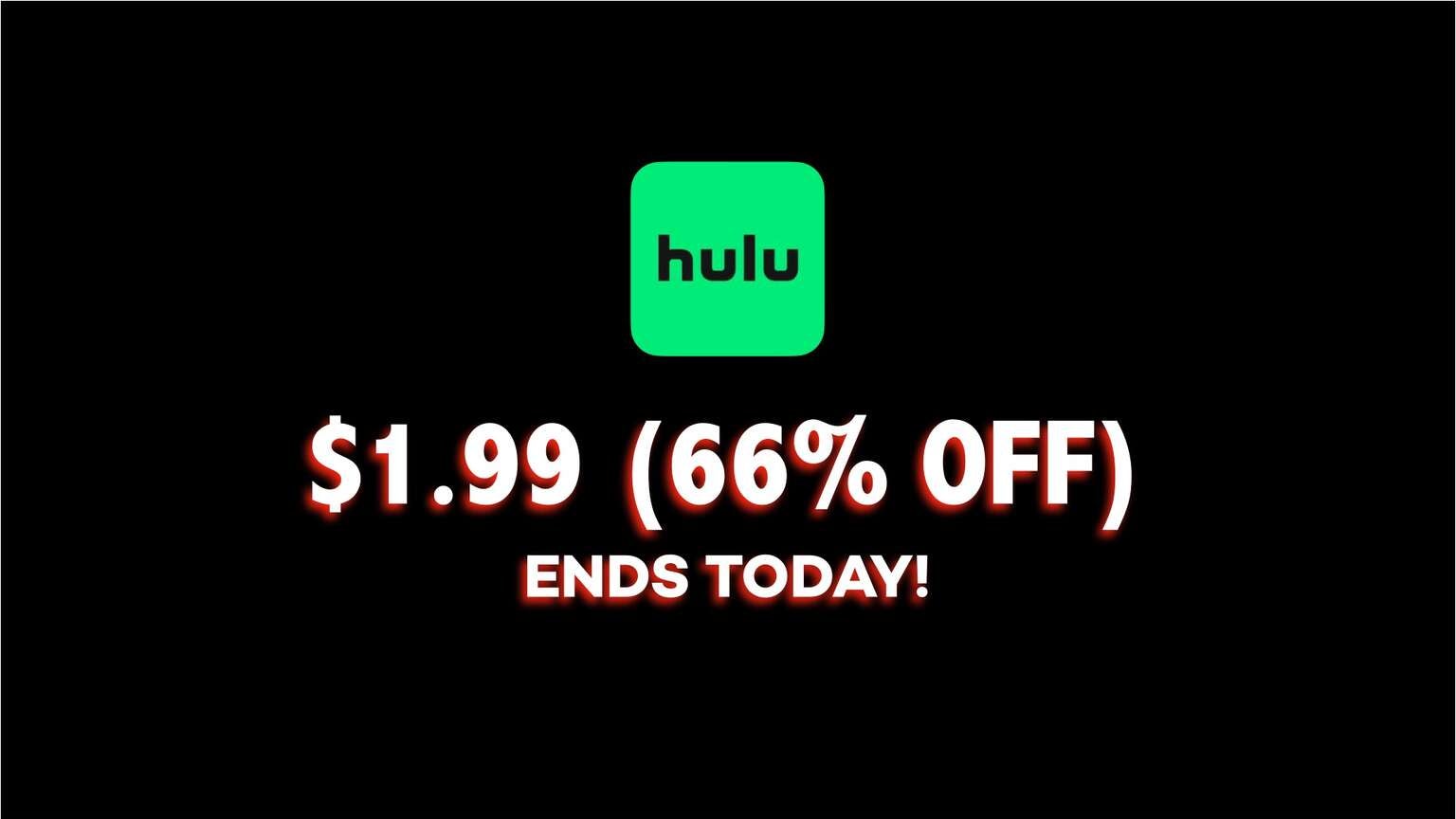 Hulu Cyber Monday 2020 Last Day to Get Hulu For Just 1.99 a Month (66