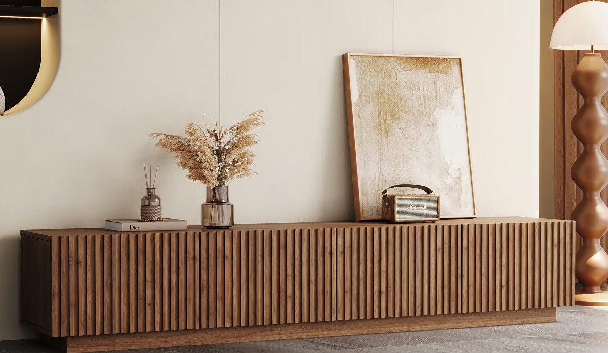 A new TV stand from Luck Live, which is on sale for $870 off the retail price.