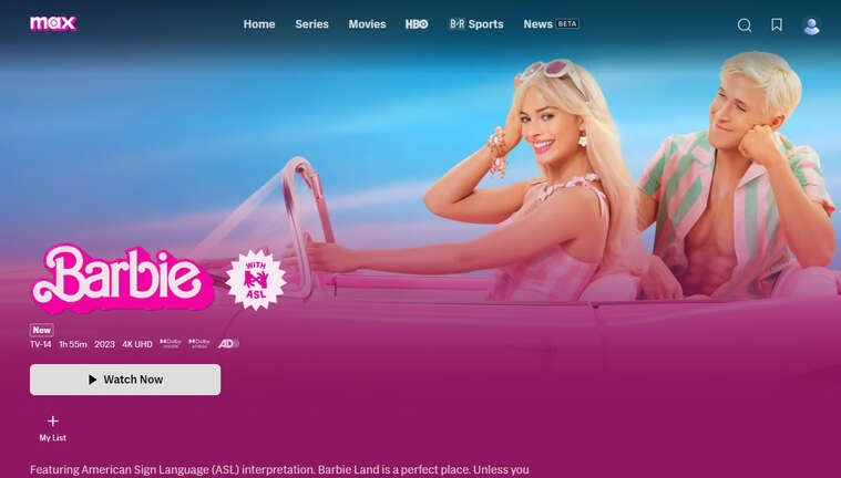Max Goes Full 'Barbie' With Special Homepage, New Profile Avatars ...