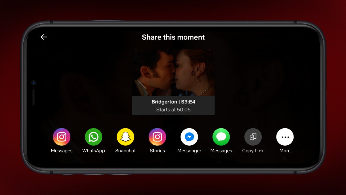 The new Moments feature on Netflix lets subscribers capture and share their favorite scenes with friends.