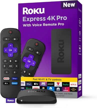 This device has much more storage capability than the Roku Streaming Stick 4K.