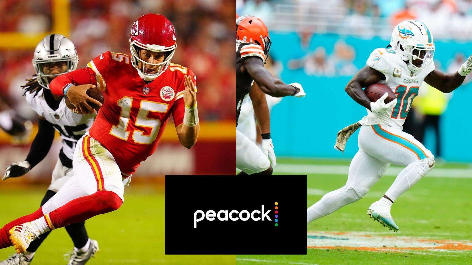 Peacock Hits Jackpot With Kansas City Chiefs, Miami Dolphins NFL