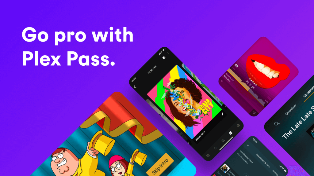 A hero advertising the Plex Pass, for a story about its new subscription option.