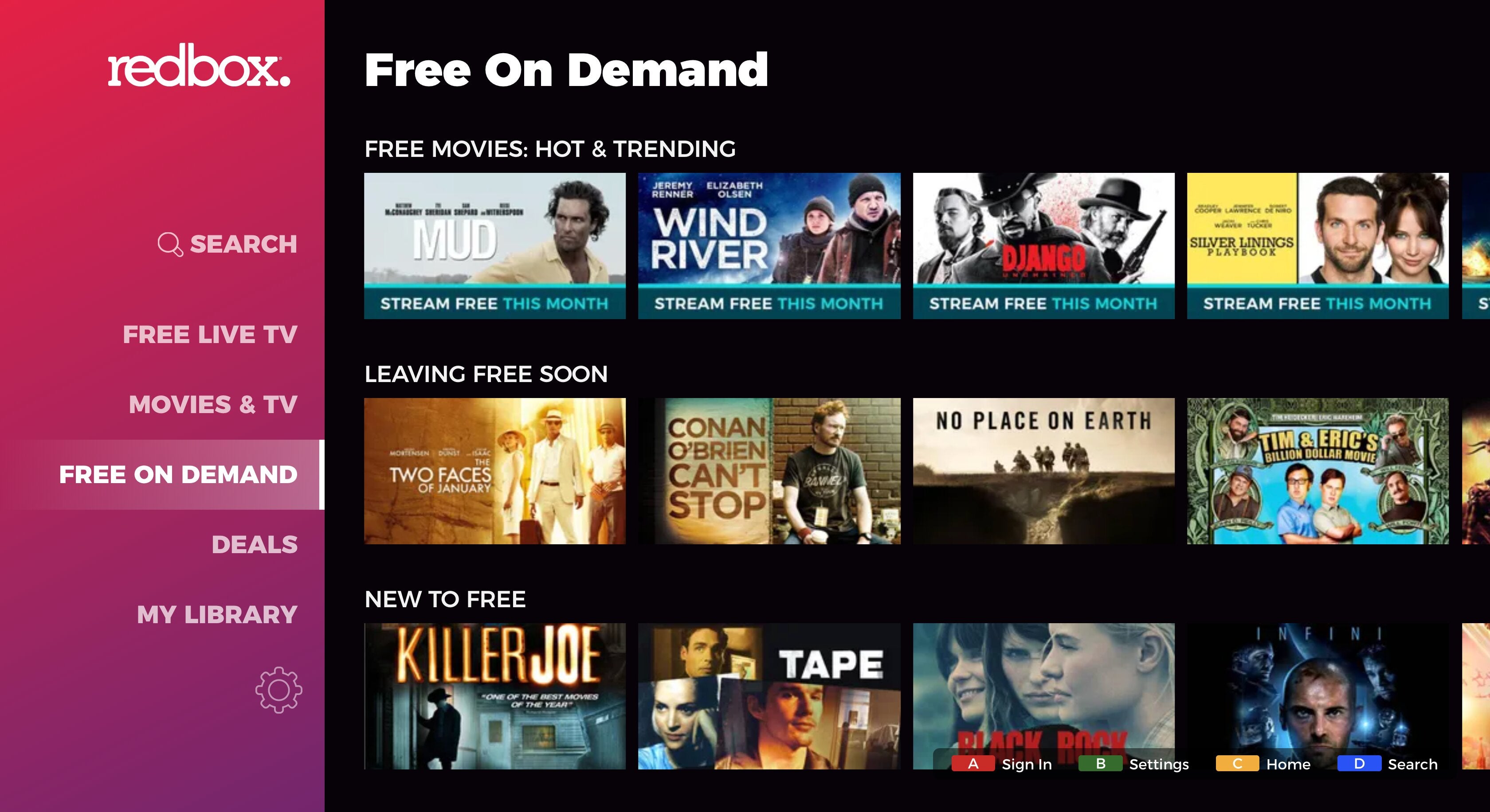 Redbox Launches Free TV App on Samsung Smart TVs – The Streamable