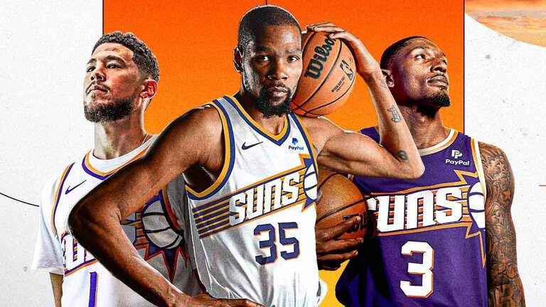 Kevin Durant and other Suns players, who are available on Suns Live.