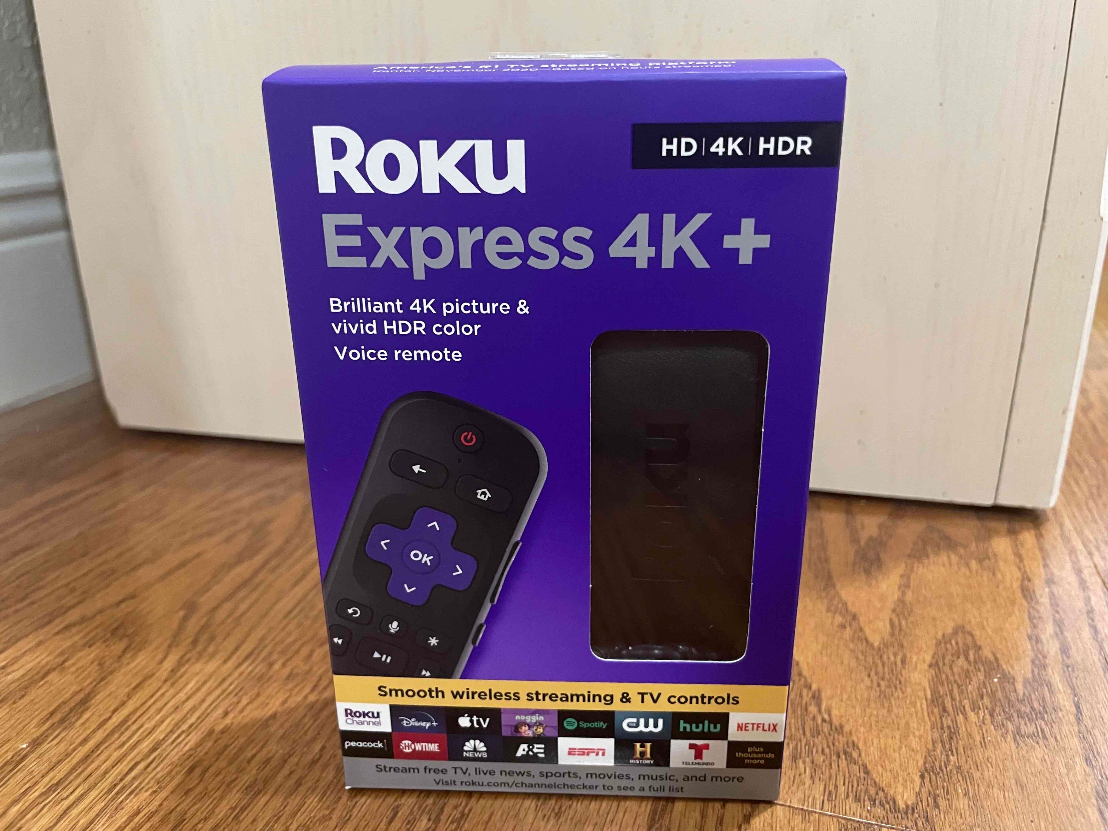 Roku Express 4k+  Streaming Player Hd/4k/hdr With Roku Voice
