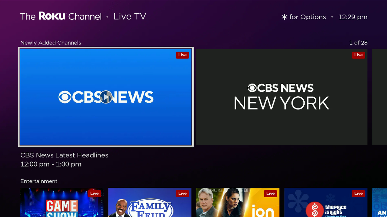 Roku Channel Adds More than 40 Free Streaming Channels; Including