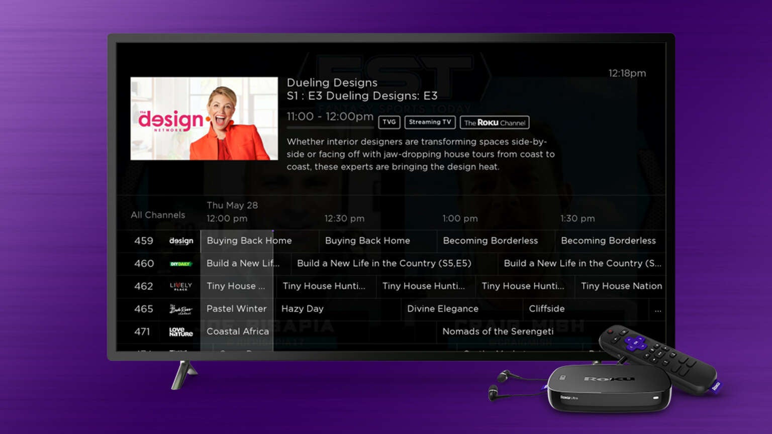 Roku Adds Premium Channels & Free OTA Content to Live TV Channel Guide