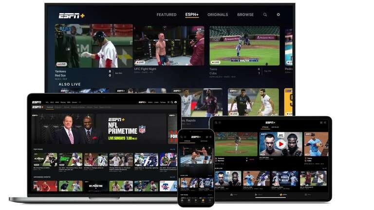 ESPN+ offers the best library of live and on-demand sports content in streaming.