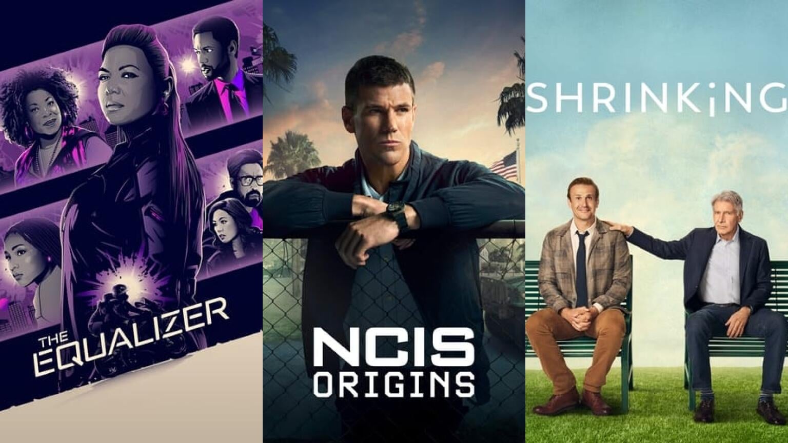 New seasons of The Equalizer and Shrinking are coming to streaming this week, as is the new prequel series NCIS: Origins.