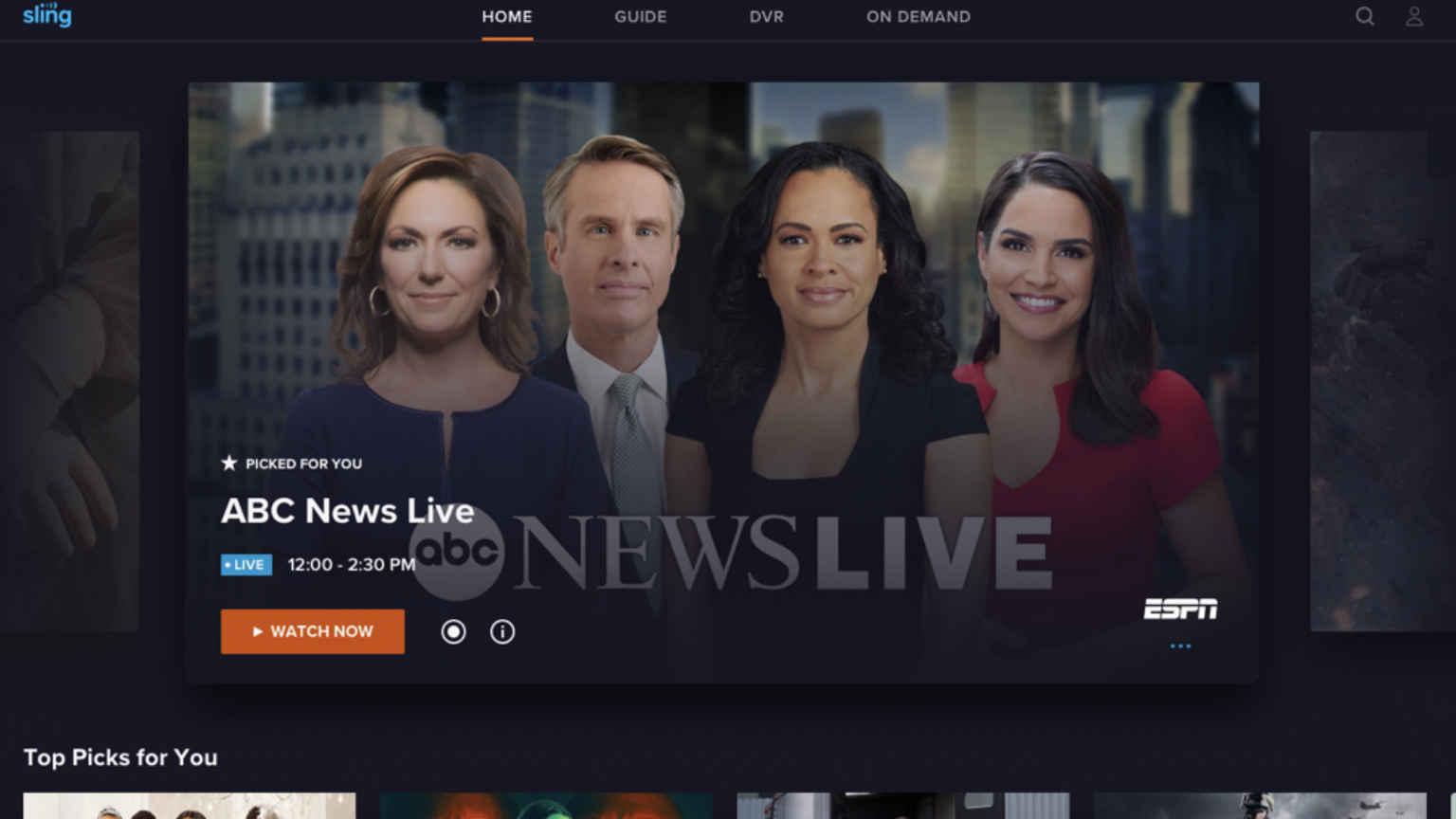 Sling TV Launches Free Streaming Service 'Sling Freestream' with