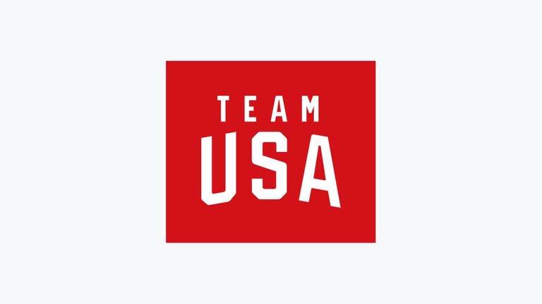The logo for Team USA, which has launched a new FAST channel in partnership with NBCUniversal