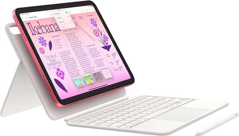 The iPad Gen 10, available in multiple colors for a great price.