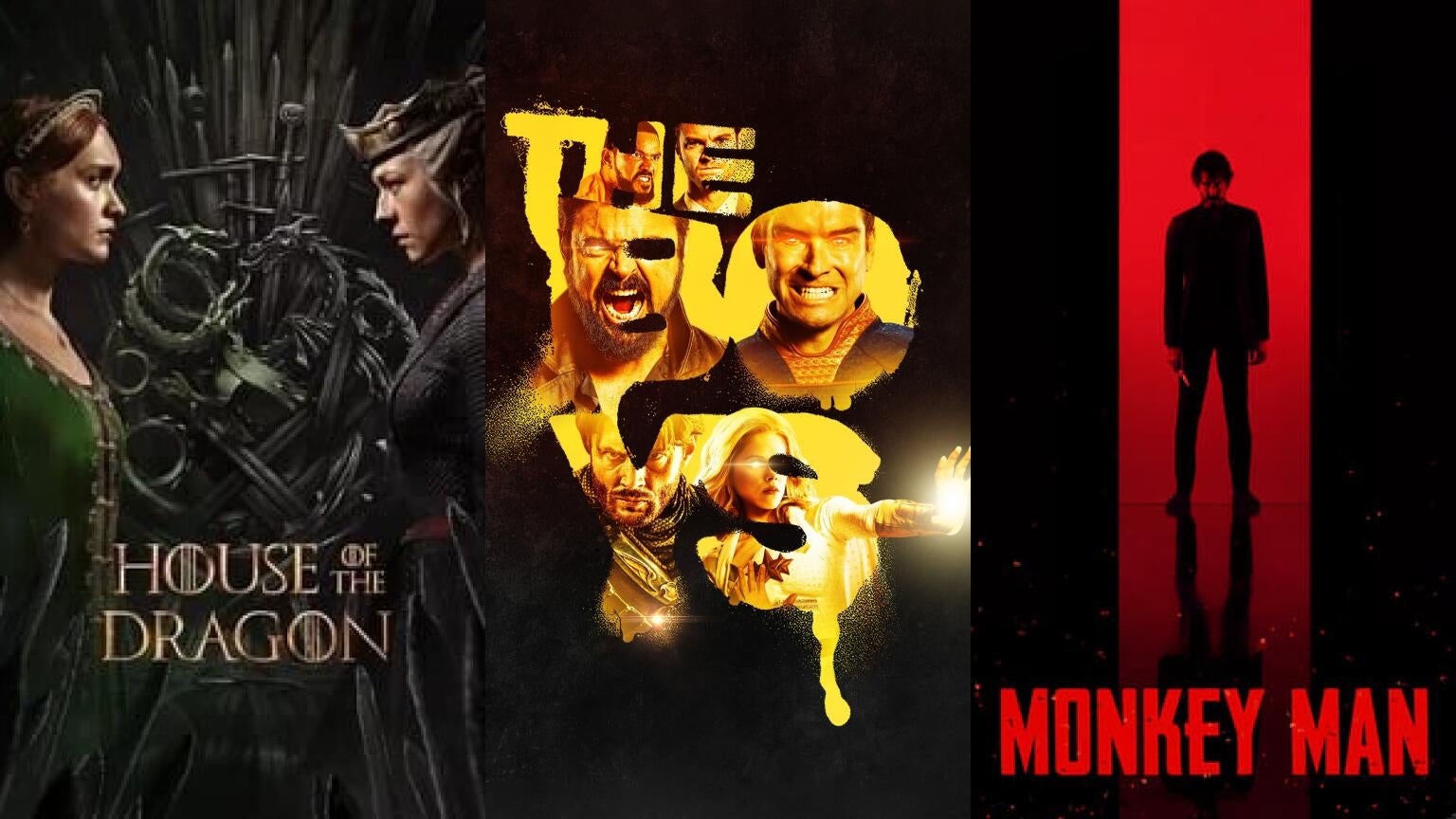 It promises to be an action=packed week, as The Boys, House of the Dragon and Monkey Man all make their way to streaming services.