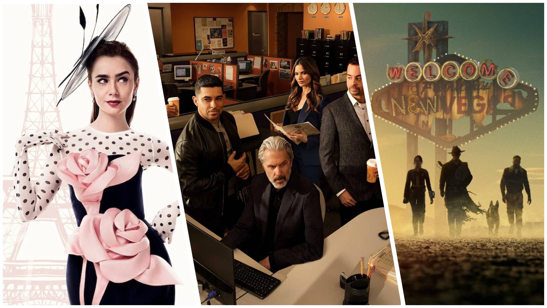 Stream Emily in Paris, NCIS, Fallout, and more this week.