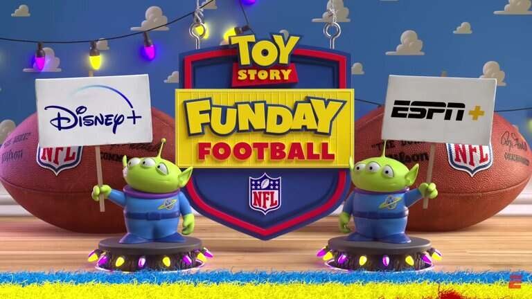 Disney's Toy Story themed NFL game