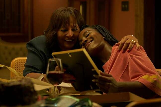 Pam Grier (Athena) and Deborah Ayorinde (Dawn)