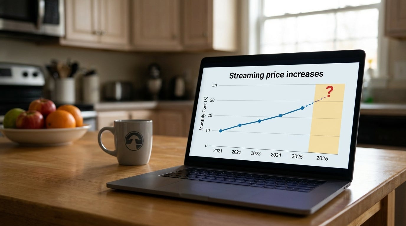 How much have streaming services increased in price in the last five years?