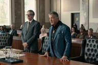 Manfredi will have his hands full trying to get charges dismissed in this season of Tulsa King.