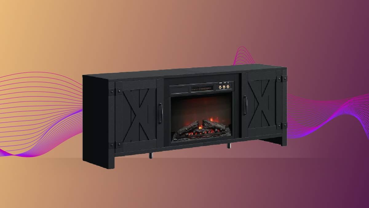 Target is offering 50% off this attractive TV stand from Bestier.