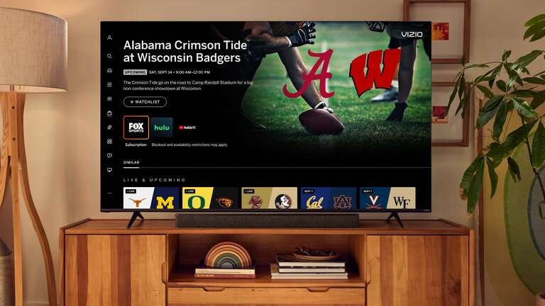 VIZIO's Sports Zone hub will have plenty of college football to offer as the season gets into full swing.
