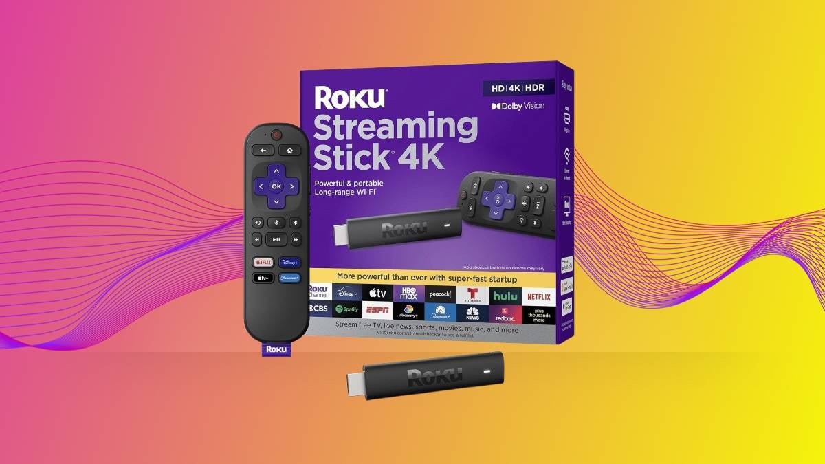 The Roku Streaming Stick 4K is on sale for $35, 30% off the regular price.