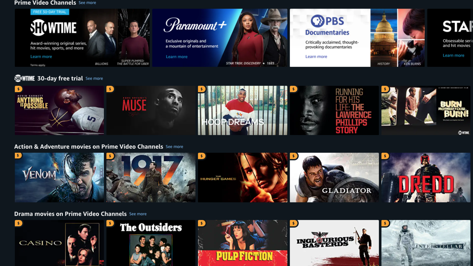 What Are All The Premium Channels You Can Add To Your Amazon Prime 