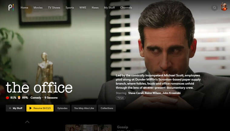 The Office, one of Peacock's most popular shows.