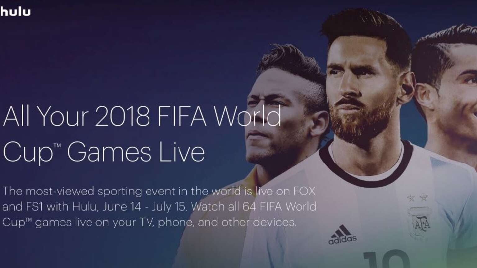 World Cup Driving 50 WeekOverWeek Growth for Hulu The Streamable (CO)