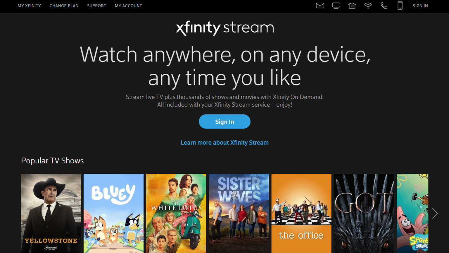 Xfinity TV Packages and Plans 2023