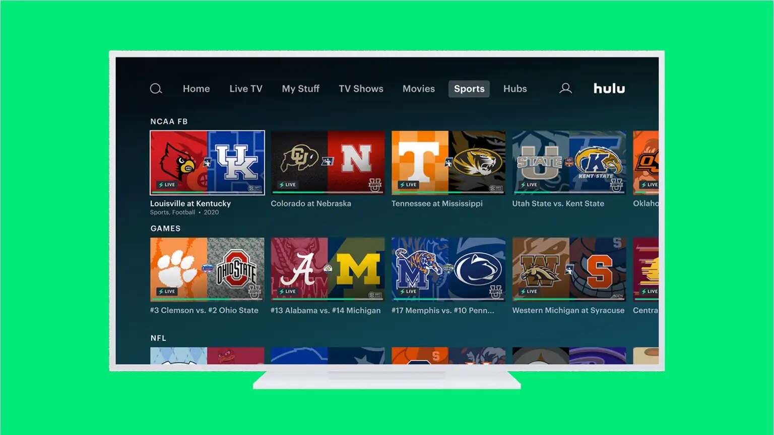 How to stream NFL games without cable on Roku devices 